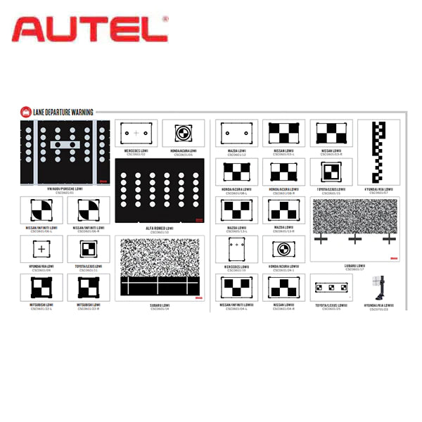 Autel IA900LDWT LDW Targets/MS Ultra Tablet/Wheel Alignment Package