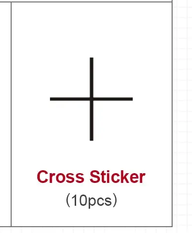 Cross Sticker