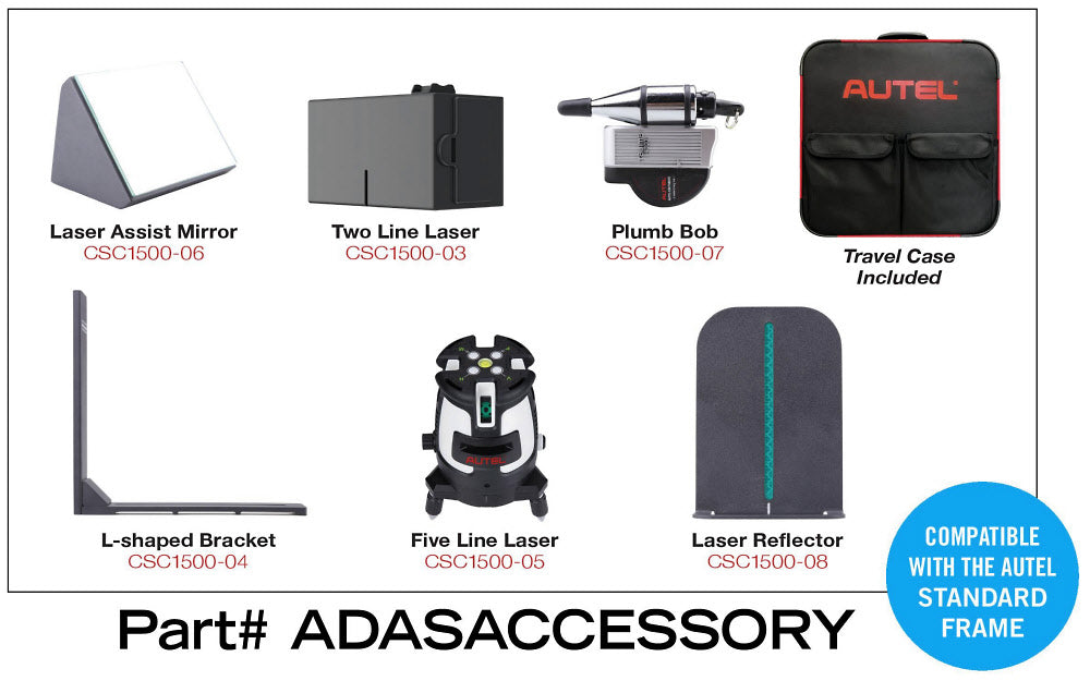 Advanced Accessory Systems ADASACCESSORY - Autel ADAS accessory package – Precision Tec Diagnostics