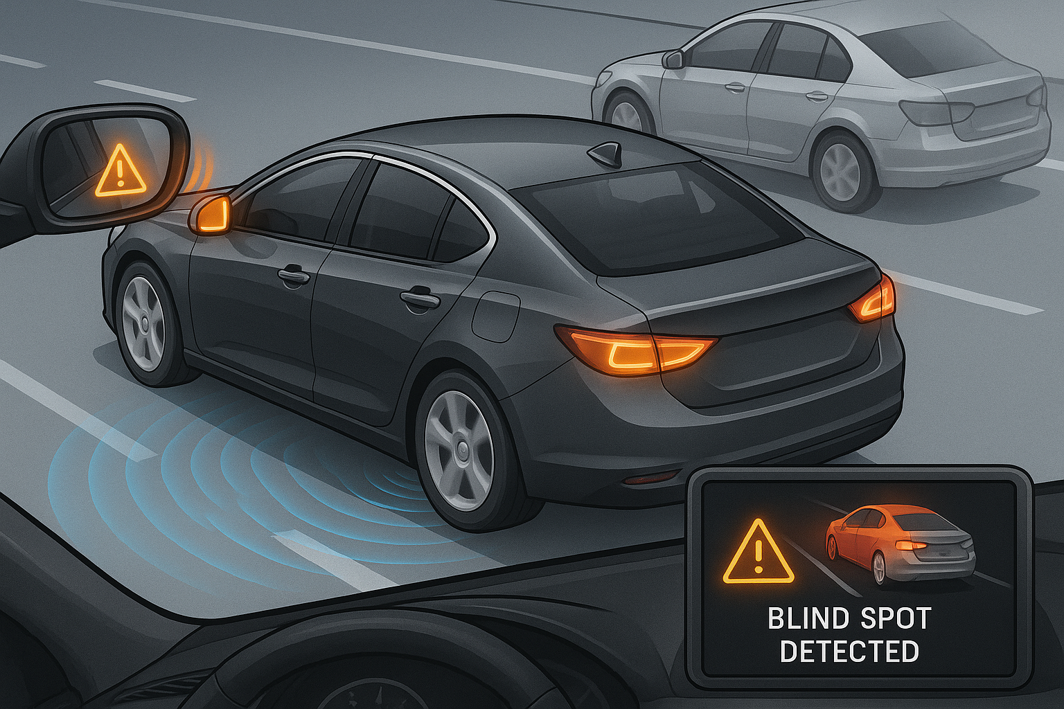 blind spot monitor system car